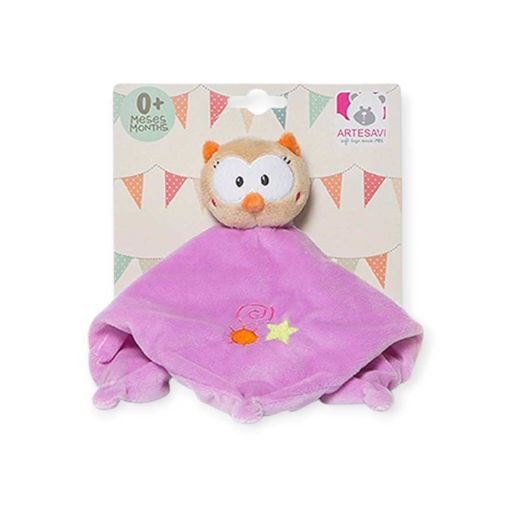 Picture of ARTESAVI OWL 26CM BLANKET PURPLE